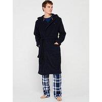 Tommy Hilfiger Monotype Bathrobe - Navy