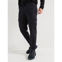 Boss T Urbanex-Cargo-J Tapered Fit Cargo Pants - Dark Blue
