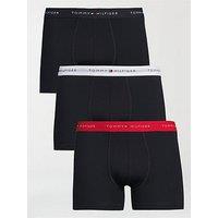 Tommy Hilfiger Signature Cotton Essential 3 Pack Trunks - Navy