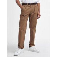 Barbour Sueded Sateen Tailored Fit Trousers - Brown