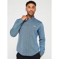 Boss B Motion Regular Fit Long Sleeve Shirt - Blue