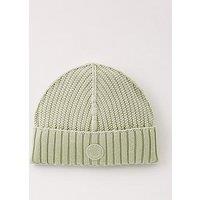 Hugo Blue Xonni Smiley Fishman Beanie Hat - Light Green