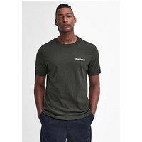 Barbour Jbs Supply Short Sleeve Pitbright Relaxed T-Shirt - Dark Green