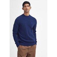 Barbour Grangetown Merino Crew Knitted Jumper - Dark Blue