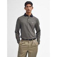 Barbour Walkford Long Sleeve Tailored Polo Shirt - Brown