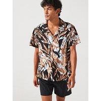 Boss Floral Print Beach Shirt