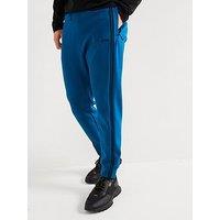 Boss Hadiko 1 Regular Fit Tape Trim Cuff Joggers - Blue