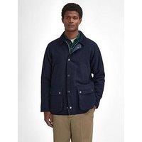 Barbour Bedale Wool Jacket - Navy