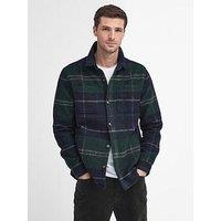 Barbour Chapter Flannel Check Shacket - Green