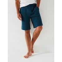 Calvin Klein Modern Terry Loungewear Shorts - Navy