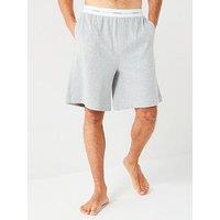 Calvin Klein Modern Terry Loungewear Shorts - Light Grey