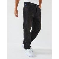 Hugo Blue Jonah Straight Fit Jeans- Dark Grey