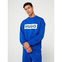 Hugo Blue Niero Crew Sweat-Bright Blue