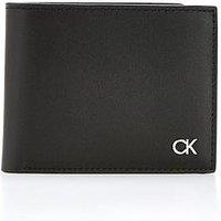 Calvin Klein Metal Ck 6Cc Bifold Wallet - Black