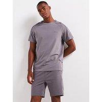 Hugo Tonal Logo Loungewear T-Shirt - Grey