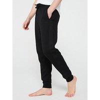 Hugo Tonal Logo Cuff Loungewear Pants - Grey