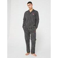 Hugo Nbc Relaxed Fit Pyjama Set - Black