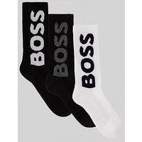 Boss 3P Qs Sports Rib Logo Crew Socks - Multi