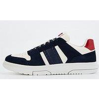 Tommy Jeans The Brooklyn Suede/Leather Sneakers - Navy