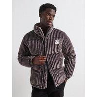 Hugo Biron2442 Overblown Cord Padded Jacket - Grey