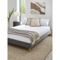 Very Home Prairie Platform Bed With Mattress Options - Fsc Certified - Bed Frame With Microquilt Mattress