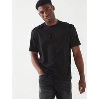 Hugo Dugojelly Logo Relaxed Fit T-Shirt - Black