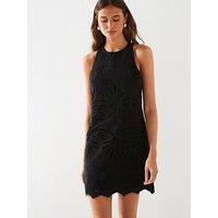 Mango Embroidered Short Dress
