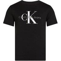 Calvin Klein Jeans Kids Ck Monogram Short Sleeve T-Shirt - Black