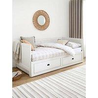 Very Home Genoa Day Bed - Bed With Fold-Away Trundle And 2 Memory Mattresses