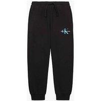 Calvin Klein Jeans Kids Monogram Logo Sweatpants - Black