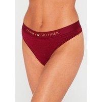 Tommy Hilfiger Lurex Thong - Red