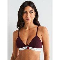 Tommy Hilfiger Banded Logo Bra - Red
