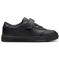 Clarks Kids Urban Bright Strap And Lace Leather School Shoe
