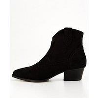 Everyday Western Ankle Boot - Black