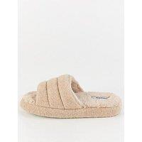 Everyday Padded Slider Slipper - Cream