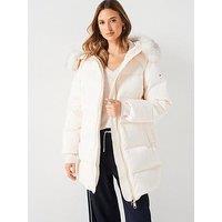 Tommy Hilfiger Shimmer Padded Jacket - White