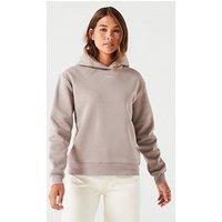 Calvin Klein Micro Logo Fleece Hoodie - Grey