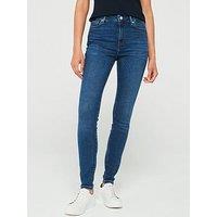 Tommy Hilfiger High Waist Skinny Jeans - Blue