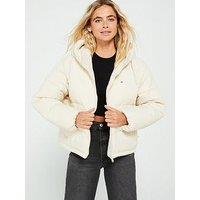 Tommy Jeans Aspen Padded Jacket - Beige