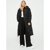 Tommy Jeans Alaska Long Padded Coat - Black