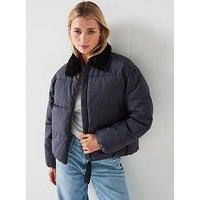 Calvin Klein Jeans Aviator Padded Jacket - Grey