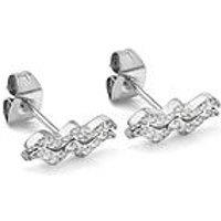 Say It With Silver Zodiac Earrings With Cz Stones