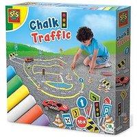 Ses Creative Playground Chalk Traffic Set