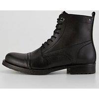 Jack & Jones Jack & Jones Leather Lace Up Boots