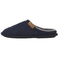 Jack & Jones Corduroy Mule Slippers - Navy