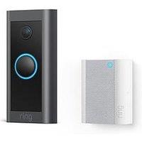 Ring Video Doorbell Wired With Chime - Black