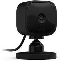 Blink Mini , Compact Indoor Plug-In Smart Security Camera, 1080P Hd Video, Motion Detection, Works With Alexa , 1 Camera - 2 Camera