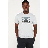 Under Armour Men'S Training Boxed Sports Logo T-Shirt - Grey