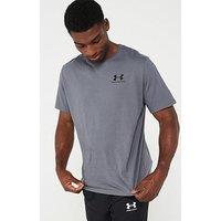 Under Armour Men'S Training Sportstyle Left Chest Logo T-Shirt - Grey