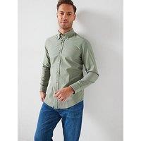 Boss Roan Slim Fit Button Down Oxford Shirt - Light Green